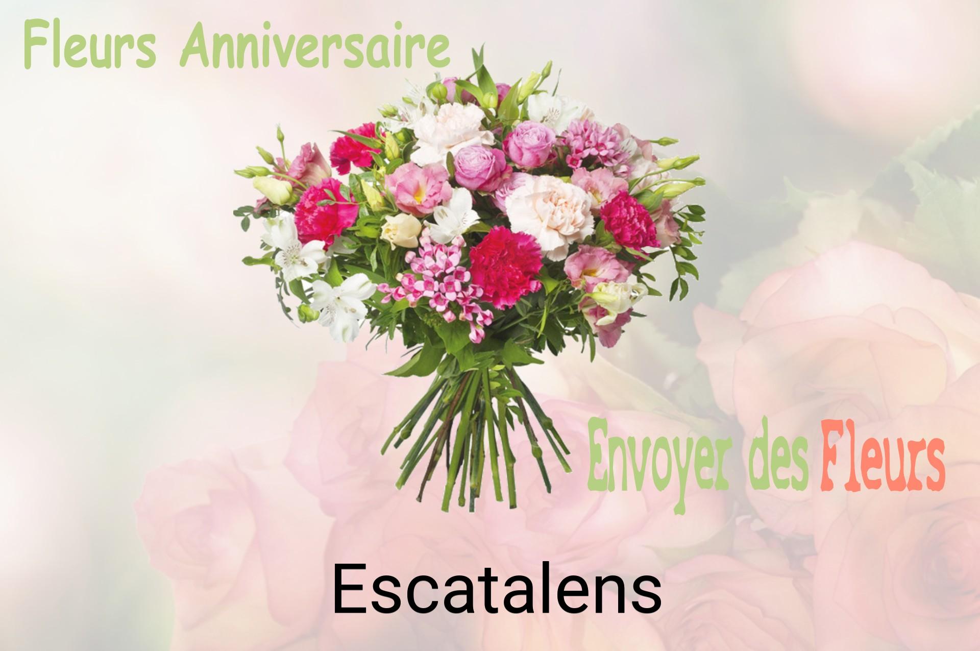 Bouquet de fleurs d’anniversaire livré à Escatalens